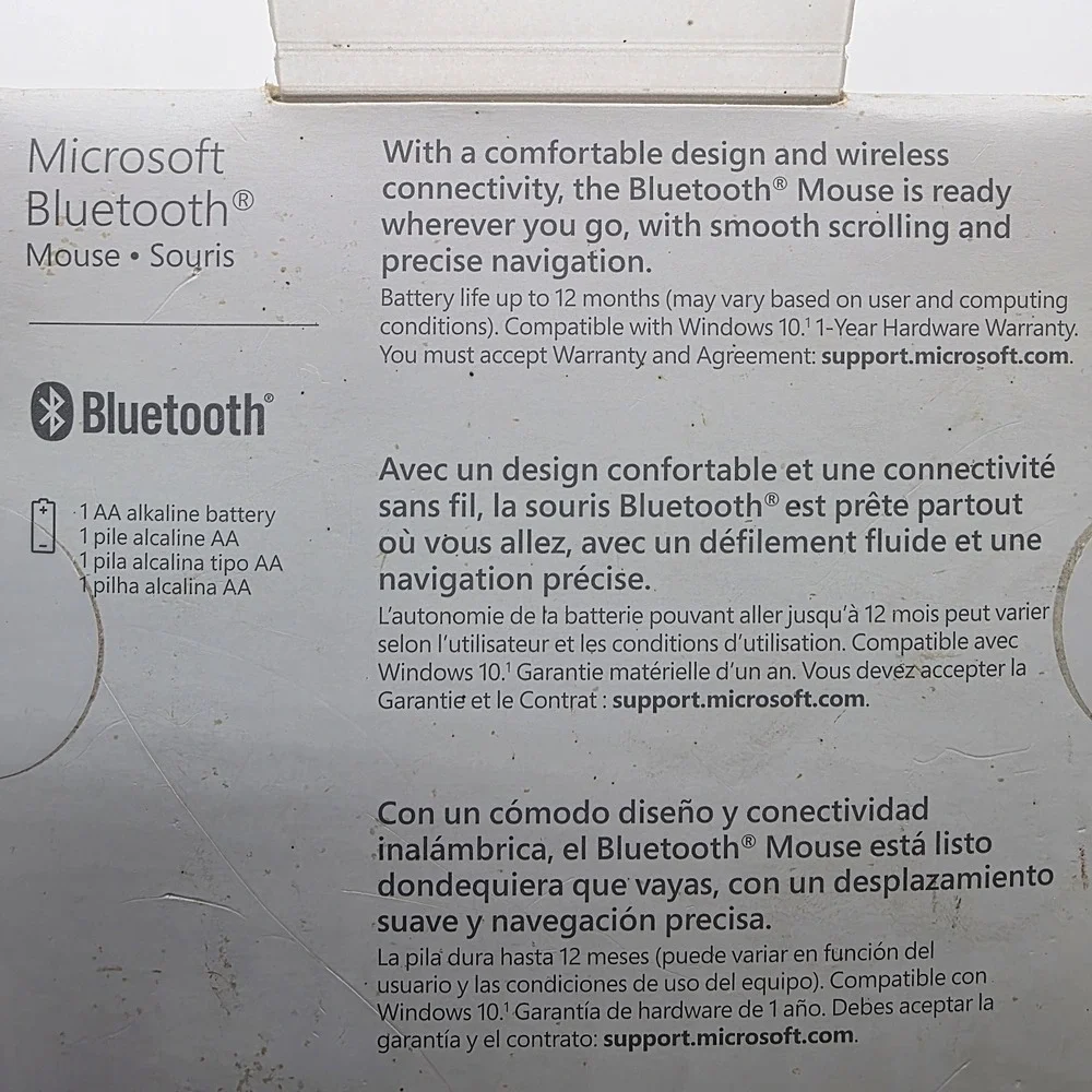 Microsoft - Wireless Bluetooth Optical Ambidextrous Mouse - Mint RJN-00025